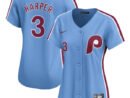 Bryce Harper Philadelphia Phillies Nike Women's Alternate Limited Player Jersey – Light Blue