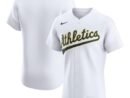 Athletics Nike Home  Elite Jersey - White