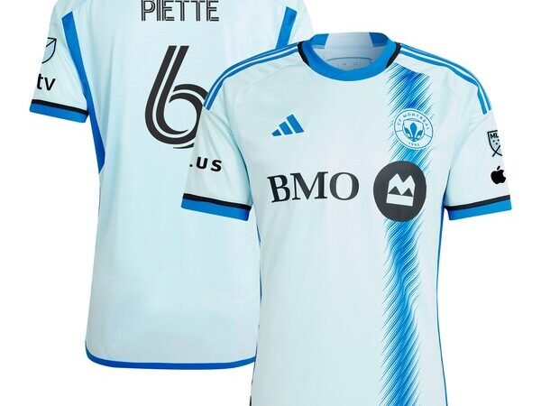 Samuel Piette CF Montreal adidas 2024 La Main Authentic Player Jersey – Light Blue