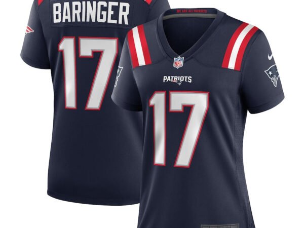 Bryce Baringer New England Patriots Nike Women's Team Game Jersey - Navy