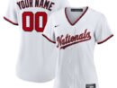 Washington Nationals Nike Women's Home Custom Replica 2.0 Jersey - White
