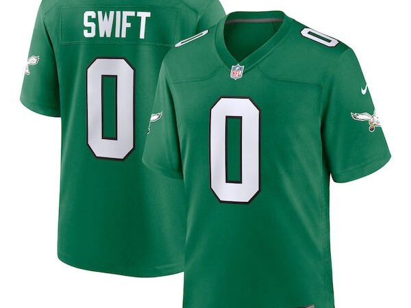 D'Andre Swift Philadelphia Eagles Nike Alternate Game Jersey - Kelly Green