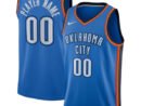 Oklahoma City Thunder Nike Swingman Custom Jersey Blue - Icon Edition