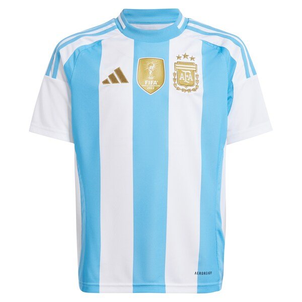 Argentina National Team adidas Youth 2024 Home Replica Jersey - White