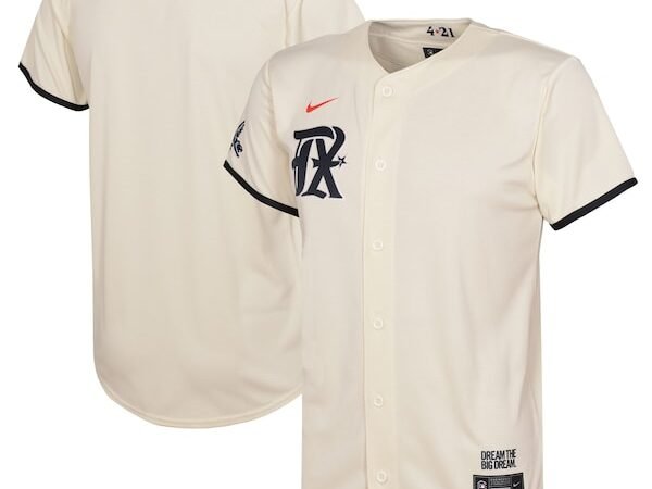 Texas Rangers Nike Toddler 2023 City Connect Replica Jersey - Cream