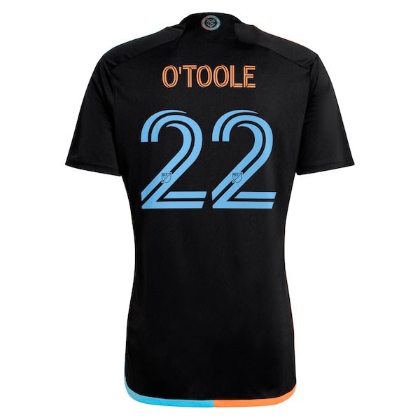 Kevin O'Toole New York City FC adidas 2024 24/7 Kit Replica Player Jersey – Black