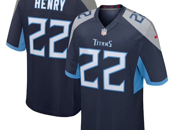 Derrick Henry Tennessee Titans Nike Game Jersey - Navy/Light Blue