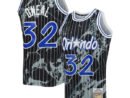Shaquille O'Neal Orlando Magic 1994/95 Hardwood Classics Marble Swingman Jersey - Black