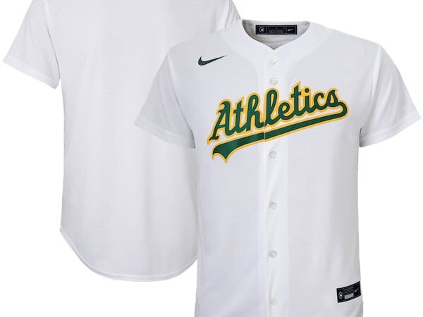Oakland Athletics Nike Youth Home Replica Team Jersey - White