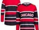 Chicago Blackhawks adidas Reverse Retro 2.0 Authentic Blank Jersey - Red