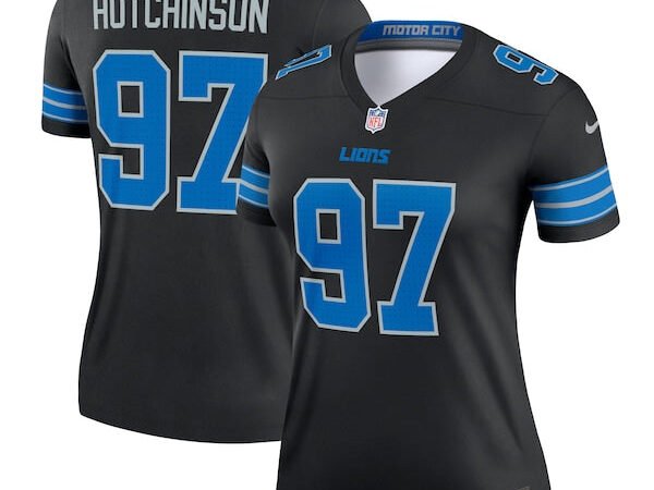Aidan Hutchinson Detroit Lions Nike Women's Legend Jersey - Black