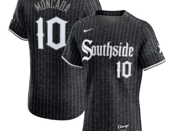 Yoan Moncada Chicago White Sox Nike City Connect Elite Player Jersey - Black