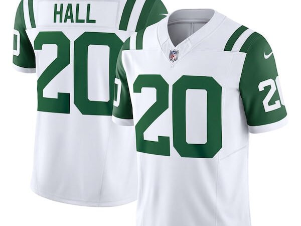 Breece Hall New York Jets Nike Classic Alternate Vapor F.U.S.E. Limited Jersey - White
