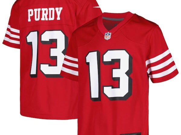 Brock Purdy San Francisco 49ers Nike Youth Game Jersey - Scarlet