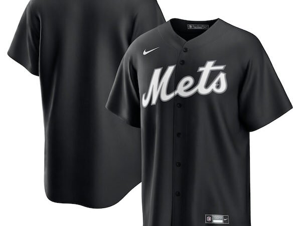 New York Mets Nike Official Replica Jersey - Black/White