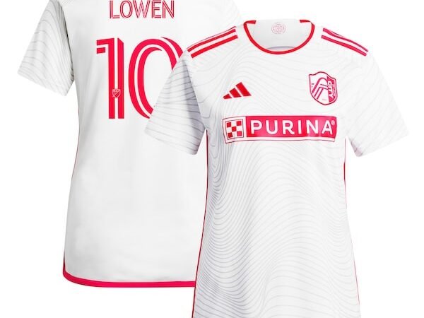 Eduard Löwen St. Louis City SC adidas Women's 2024 The Confluence Kit Replica Player Jersey - White