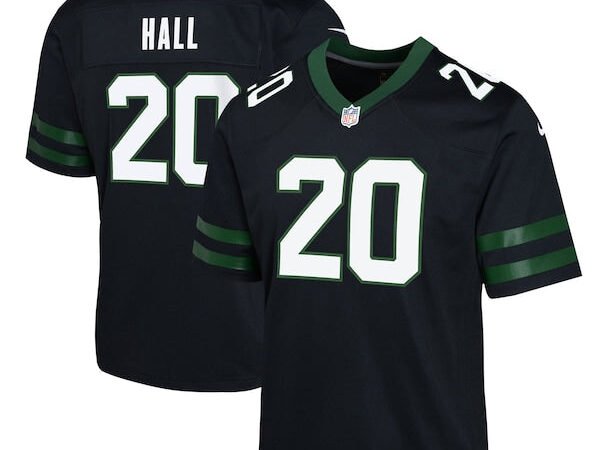 Breece Hall New York Jets Nike Youth Alternate Game Jersey - Legacy Black