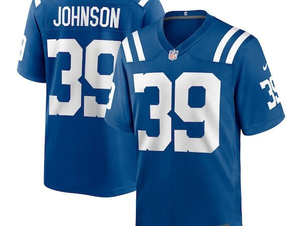 Alex Johnson Indianapolis Colts Nike Team Game Jersey - Royal