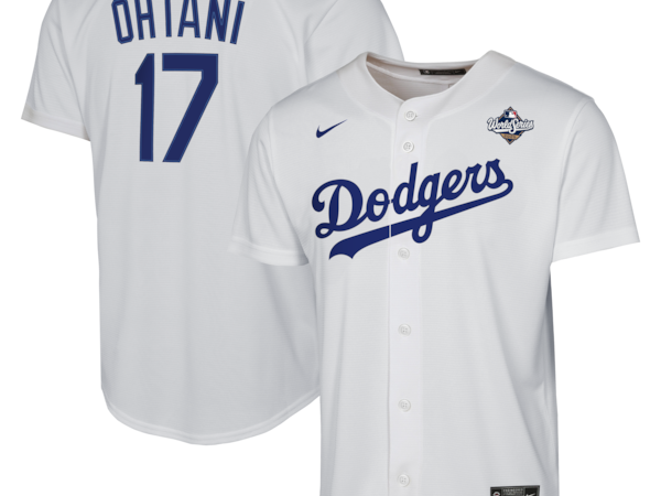 Shohei Ohtani Los Angeles Dodgers Nike Youth 2025 World Series Home Replica Player Jersey - White