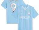 Erling Haaland Manchester City Puma Women's 2023/24 Home Replica Player Jersey - Sky Blue