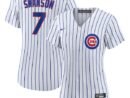 Dansby Swanson Chicago Cubs Nike Women's Home Replica Player Jersey - White/Royal