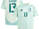 Guillermo Ochoa Mexico National Team adidas Youth 2024 Away Replica Player Jersey - Green/Burgundy