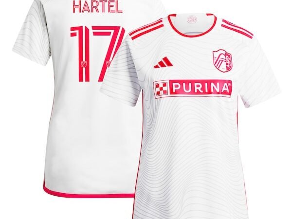 Marcel Hartel St. Louis City SC adidas Women's 2024 The Confluence Kit Replica Player Jersey - White