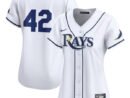 Tampa Bay Rays Nike Women's 2024 Jackie Robinson Day Home Limited Jersey – White