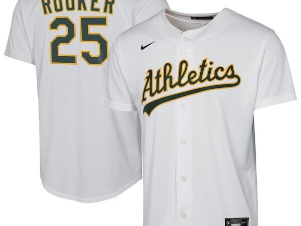Brent Rooker Athletics Nike Youth Home Replica Jersey - White
