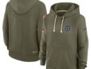 Dallas Cowboys Nike Women's 2025 Salute to Service Sideline Standard Issue Dri-FIT Hoodie - Olive