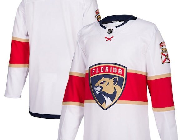 Florida Panthers adidas 2019/20 Away Authentic Jersey - White