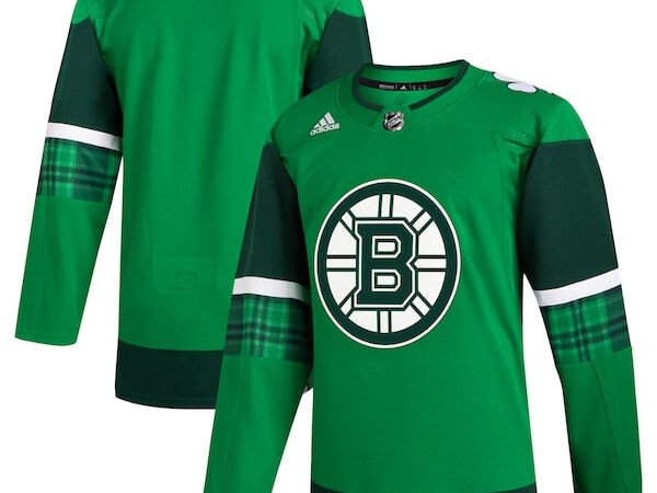 Boston Bruins adidas 2023 St. Patrick's Day Primegreen Authentic Jersey - Kelly Green