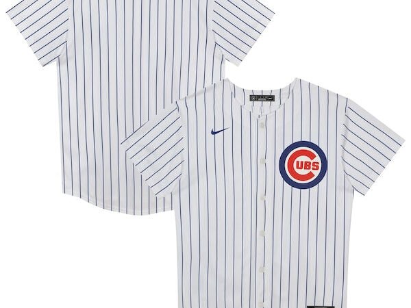 Chicago Cubs Preschool Home Blank Replica Jersey - White