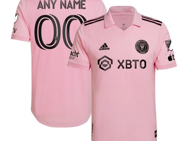 Inter Miami CF adidas 2022 The Heart Beat Kit Authentic Custom Jersey - Pink