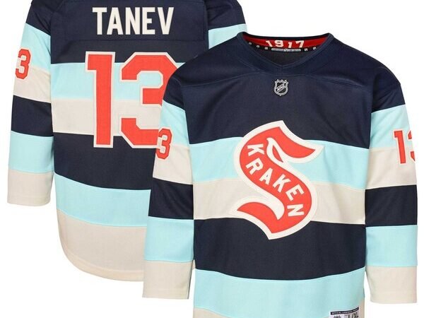 Brandon Tanev Seattle Kraken Youth 2024 NHL Winter Classic Premier Player Jersey - Deep Sea Blue
