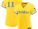 Rafael Devers Boston Red Sox Nike Women's City Connect Replica Player Jersey - Gold