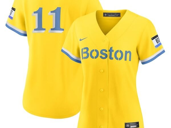 Rafael Devers Boston Red Sox Nike Women's City Connect Replica Player Jersey - Gold