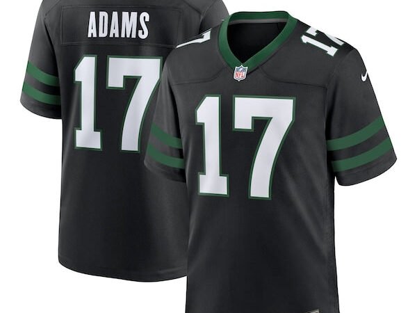 Davante Adams New York Jets Nike Alternate Game Jersey - Legacy Black/White