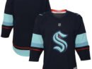Seattle Kraken Youth Home Replica Jersey - Navy