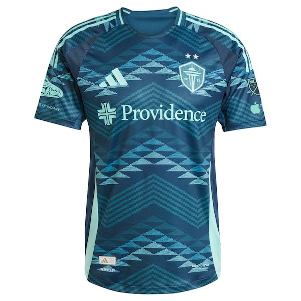 Jordan Morris Seattle Sounders FC adidas 2025 The Salish Sea Kit Authentic Player Jersey - Blue