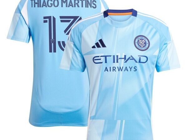 Thiago Martins New York City FC adidas 2025 The Excelsior Kit Replica Player Jersey - Light Blue