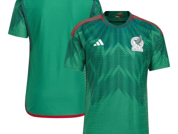 Mexico National Team adidas 2022/23 Home Authentic Blank Jersey - Green