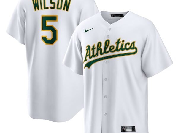 Jacob Wilson Athletics Nike  Youth Home Replica Jersey - White