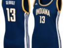 Paul George Indiana Pacers adidas Women's Replica Jersey - Navy
