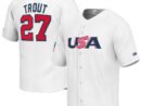 Mike Trout USA Baseball Youth 2023 World Baseball Classic Replica Player Jersey - White
