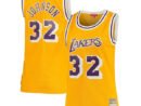 Magic Johnson Los Angeles Lakers Women's 1984/85 Hardwood Classics Swingman Jersey - Gold