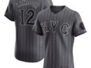 Francisco Lindor New York Mets Nike City Connect Elite Jersey - Gray