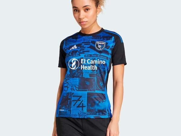 San Jose Earthquakes adidas Women's 2025 Headliner Replica Jersey - Black