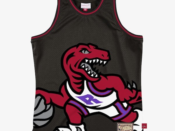 Toronto Raptors  Hardwood Classics Blown Out Fashion Jersey - Black