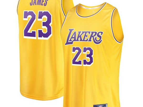 LeBron James Los Angeles Lakers Youth Fast Break Player Jersey - Icon Edition - Gold